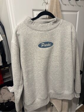 Parke Patch Gray Mockneck L/XL